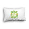 Tropical Leaves Border Toddler Pillow Case - FRONT (partial print)