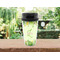 Tropical Leaves Border Travel Mug Lifestyle (Personalized)