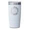 Tropical Leaves Border White Polar Camel Tumbler - 20oz - Single Sided - Approval