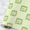 Tropical Leaves Border Wrapping Paper Roll - Matte - Large - Main