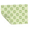 Tropical Leaves Border Wrapping Paper Sheet - Double Sided - Folded