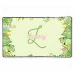 Tropical Leaves Border XXL Gaming Mouse Pad - 24" x 14" (Personalized)