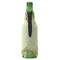 Tropical Leaves Border Zipper Bottle Cooler - BACK (bottle)