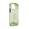 Tropical Leaves Border iPhone 13 Mini Tough Case - Angle