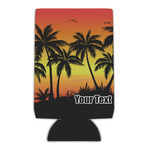 Tropical Sunset Can Cooler (16 oz) (Personalized)