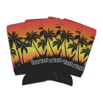 Tropical Sunset Can Cooler (16 oz) - Set of 4 (Personalized)