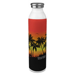 Tropical Sunset 20oz Stainless Steel Water Bottle - Full Print (Personalized)