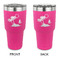 Tropical Sunset 30 oz Stainless Steel Ringneck Tumblers - Pink - Double Sided - APPROVAL