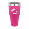 Tropical Sunset 30 oz Stainless Steel Ringneck Tumblers - Pink - FRONT