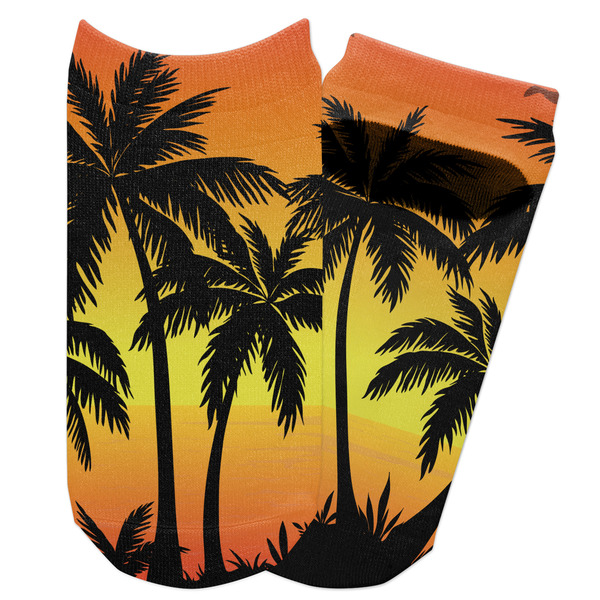 Custom Tropical Sunset Adult Ankle Socks