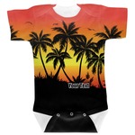 Tropical Sunset Baby Bodysuit 12-18 (Personalized)