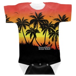 Tropical Sunset Baby Bodysuit 12-18 (Personalized)
