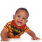 Tropical Sunset Bandana Bib - (Lifestyle 1 boy)