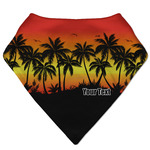 Tropical Sunset Bandana Bib (Personalized)