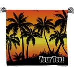 Tropical Sunset Bath Towel (Personalized)