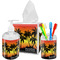 Tropical Sunset Bathroom Accessories Set (Personalized)