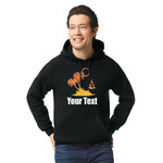 Tropical Sunset Hoodie - Black - 3XL (Personalized)