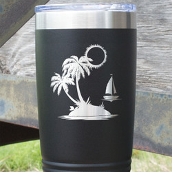 Tropical Sunset 20 oz Stainless Steel Tumbler