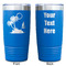 Tropical Sunset Blue Polar Camel Tumbler - 20oz - Double Sided - Approval