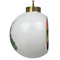 Tropical Sunset Ceramic Christmas Ornament - Xmas Tree (Side View)