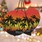 Tropical Sunset Ceramic Flat Ornament - PARENT