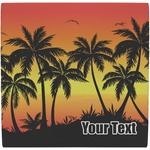 Tropical Sunset Ceramic Tile Hot Pad (Personalized)