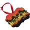 Tropical Sunset Christmas Ornament (Angle View)