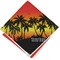 Tropical Sunset Cloth Napkins - Personalized Lunch (Folded Four Corners)