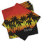 Tropical Sunset Cloth Napkins - Personalized Lunch (PARENT MAIN Set of 4)
