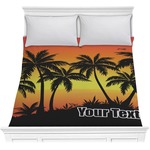 Tropical Sunset Comforter - Full / Queen (Personalized)