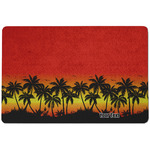 Tropical Sunset Dog Food Mat w/ Name or Text