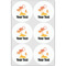 Tropical Sunset Drink Topper - XLarge - Set of 6