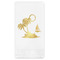 Tropical Sunset Foil Stamped Guest Napkins - Front View