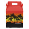 Tropical Sunset Gable Favor Box - Front