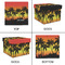 Tropical Sunset Gift Boxes with Lid - Canvas Wrapped - Small - Approval