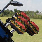 Tropical Sunset Golf Club Iron Cover - Set of 9 (Personalized)