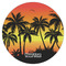 Tropical Sunset Icing Circle - Medium - Single