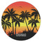 Tropical Sunset Icing Circle - Small - Single