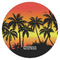 Tropical Sunset Icing Circle - XSmall - Single