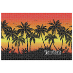 Tropical Sunset Jigsaw Puzzle - 1000-piece (Personalized)