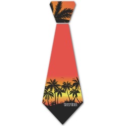 Tropical Sunset Iron On Tie (Personalized)