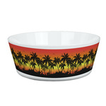 Tropical Sunset Kid's Bowl (Personalized)