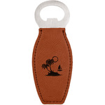 Tropical Sunset Leatherette Bottle Opener