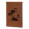 Tropical Sunset Leatherette Journals - Large - Double Sided - Angled View