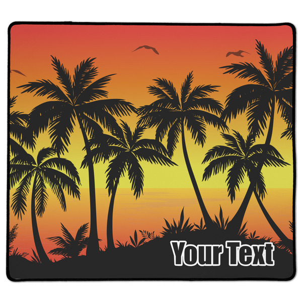 Custom Tropical Sunset XL Gaming Mouse Pad - 18" x 16" (Personalized)