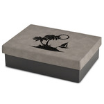 Tropical Sunset Medium Gift Box w/ Engraved Leather Lid