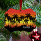 Tropical Sunset Metal Benilux Ornament - Lifestyle