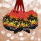 Tropical Sunset Metal Ornaments - Parent Main