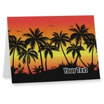 Tropical Sunset Note cards (Personalized)