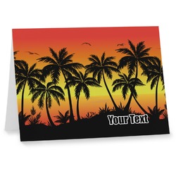 Tropical Sunset Note cards (Personalized)